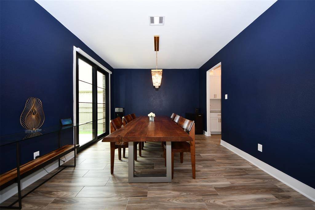 Another view of the spacious formal dining room