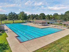 Olympic size pool!!!! Spring Creek Forest offers water aerobics, and a completive swim team. Go Sharks!