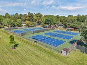 Lighted courts-pickle ball, tennis, volleyball.