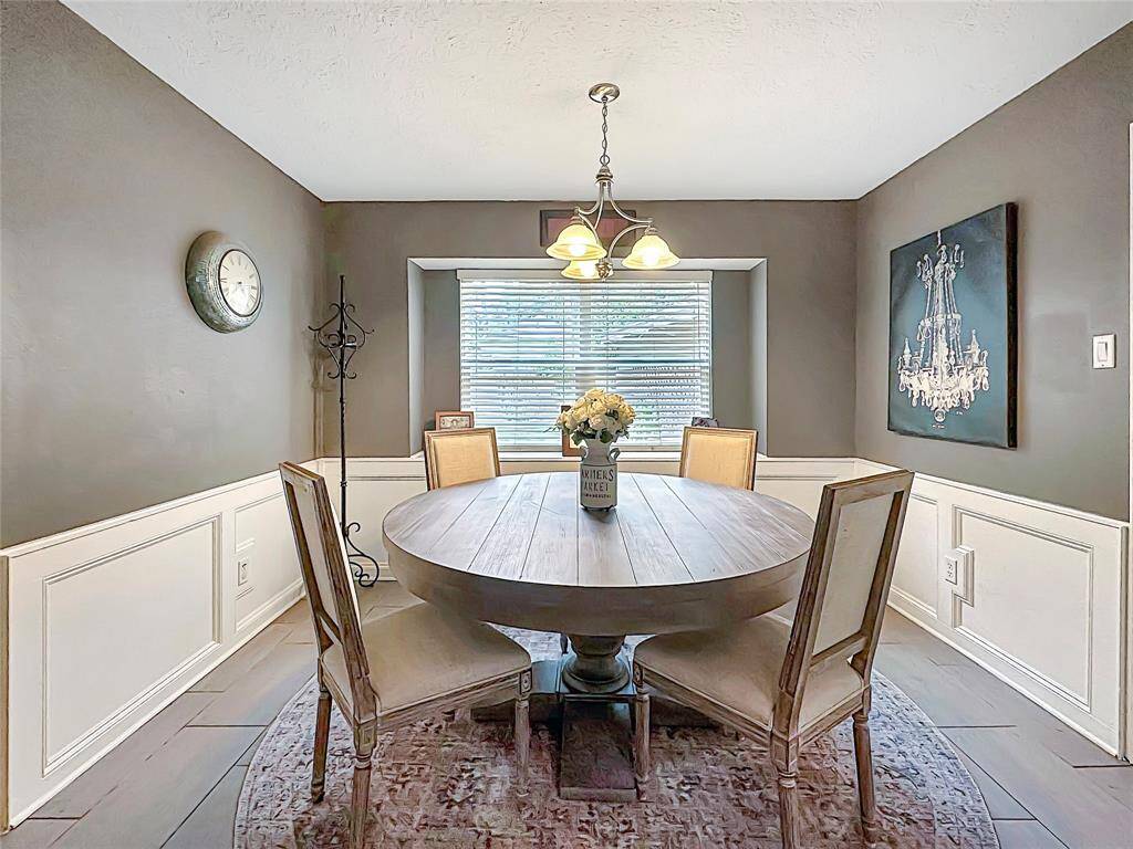 Inviting breakfast area is met with more natural light and easy access to the backyard.