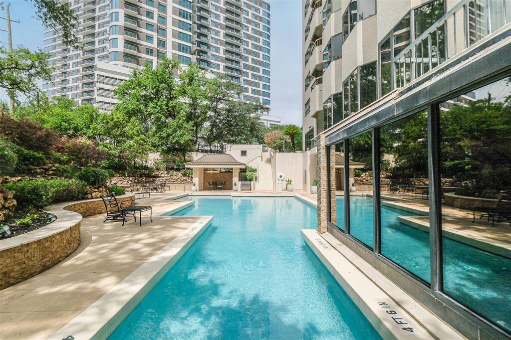 An additional view of The Spires pool.