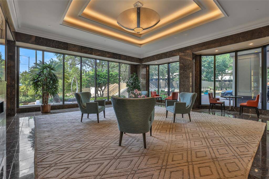 The Spires lobby area.