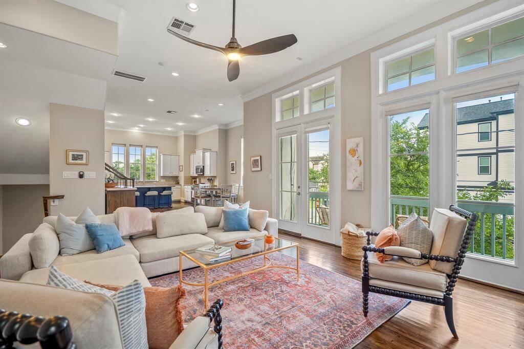 This open-concept layout keeps the conversations flowing—from quiet mornings to lively gatherings.
