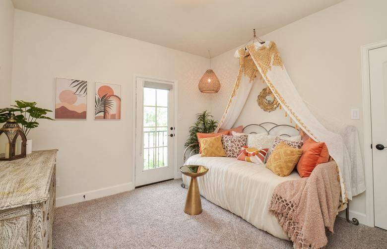 Generous Secondary Bedroom with Door to Juliet Balcony.