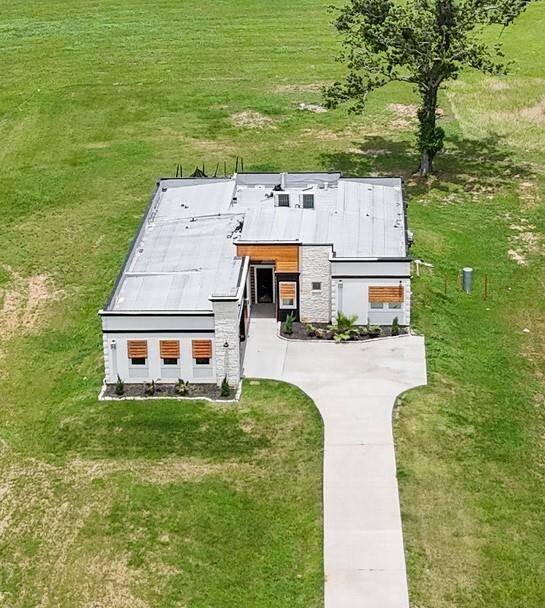 The roof is NOT flat