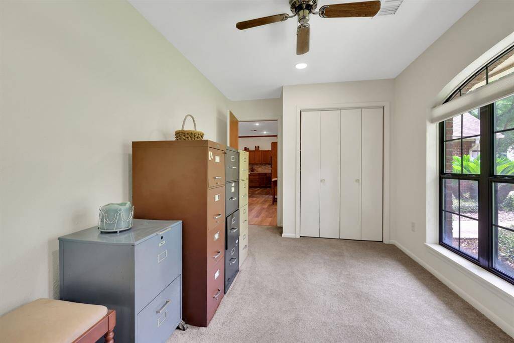 The fourth bedroom could also be used as a home office/study