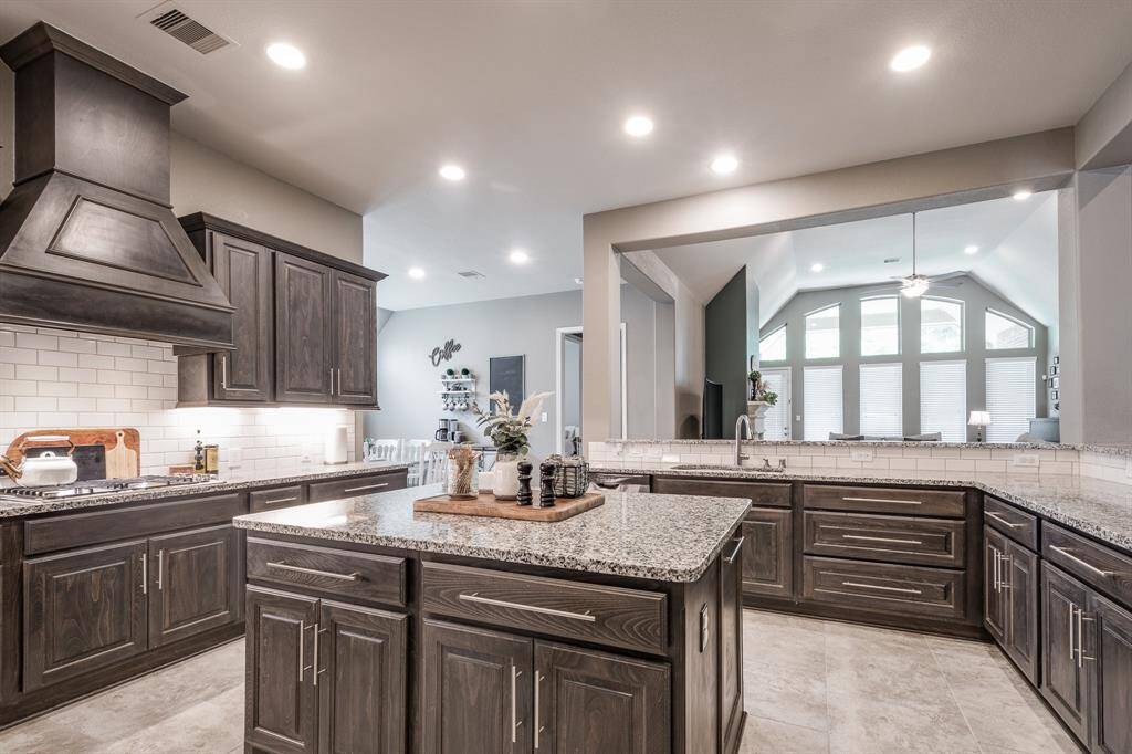 Open to Family room