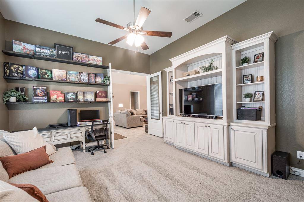 Gameroom right off family room