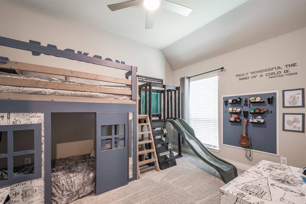 Large bedroom with in closet