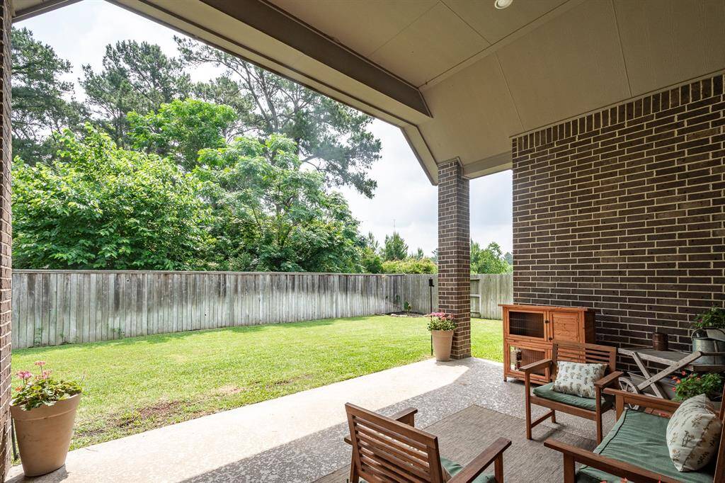 Covered patio