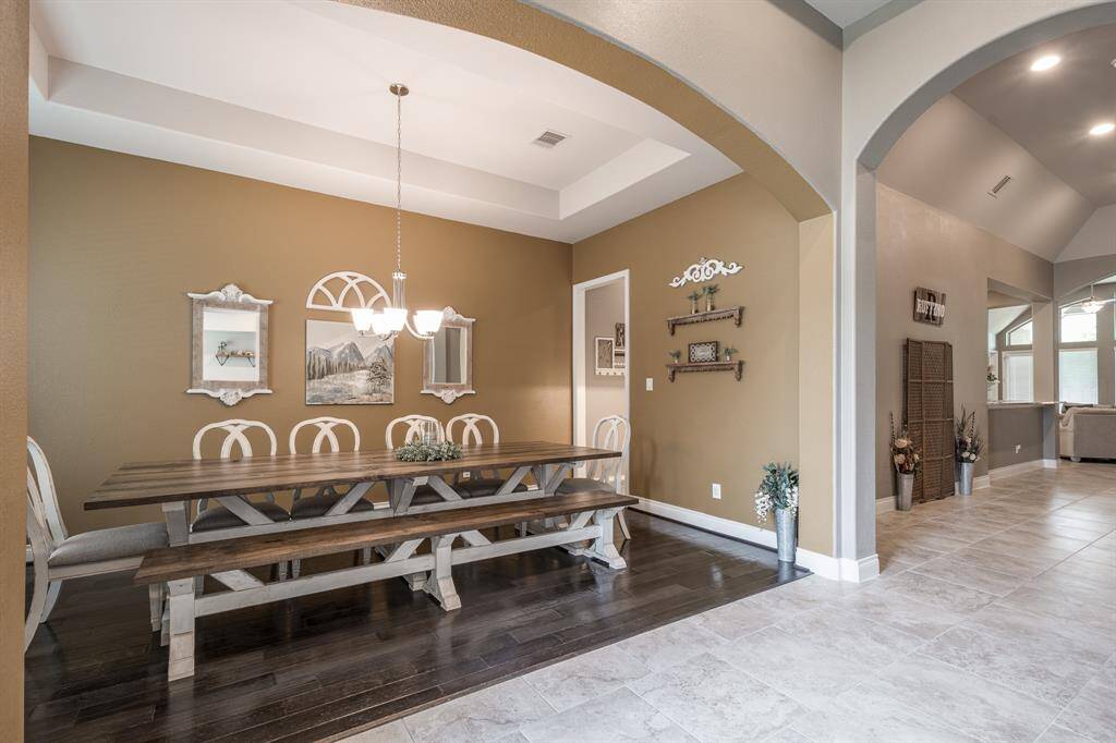 Dining to left of entry