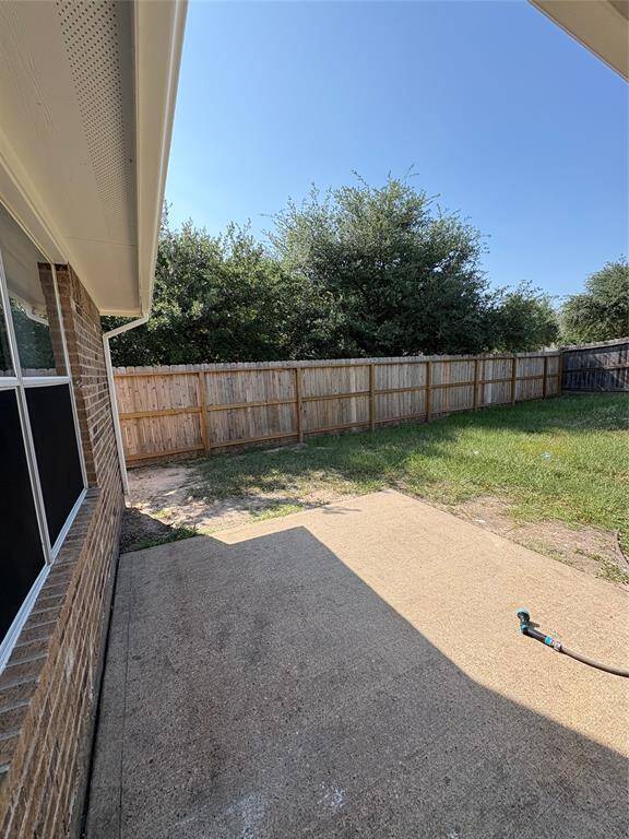Back patio