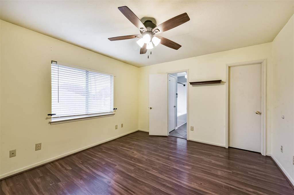 Spacious and tucked away upstairs, this retreat offers comfort and quiet.