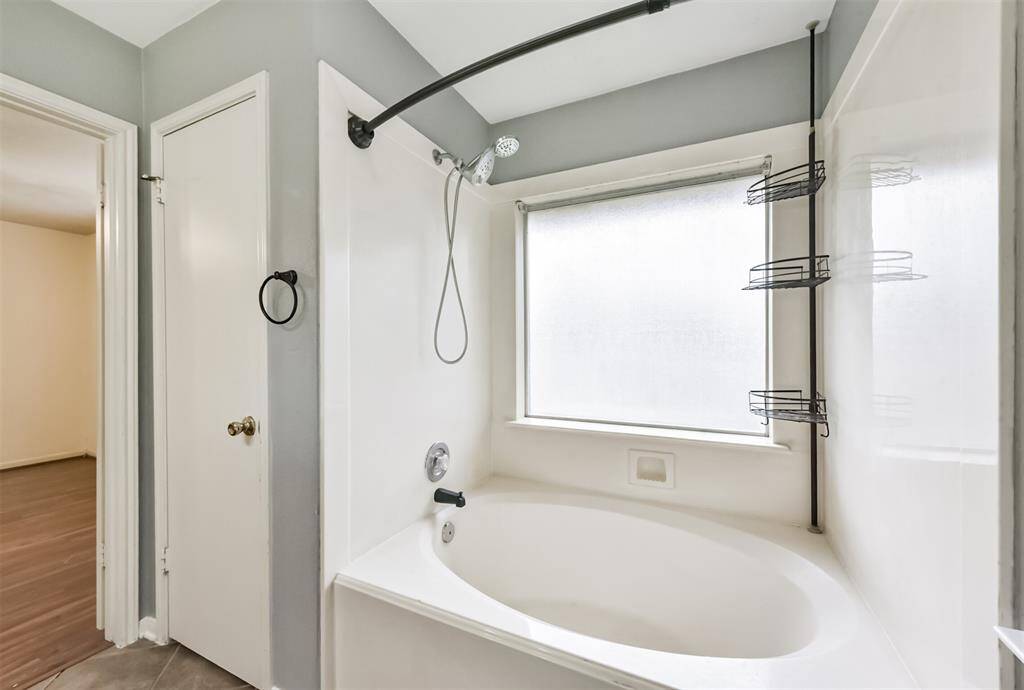 Escape to the soaking tub after a long day and let all of your cares soak away.