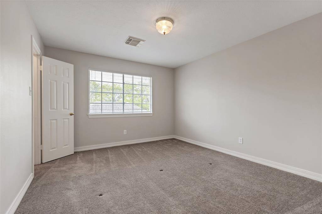 All of the secondary bedrooms are underscored by plush carpeting, have freshly painted closets, and are very spacious. You don't find rooms this size very often.
