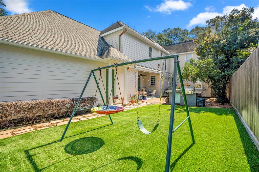 This is what we call a low maintenance backyard!