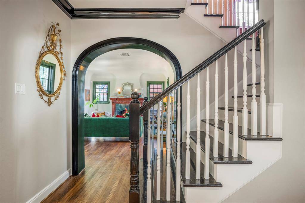 The perfect balance of old-world character and modern elegance makes this living space truly special.