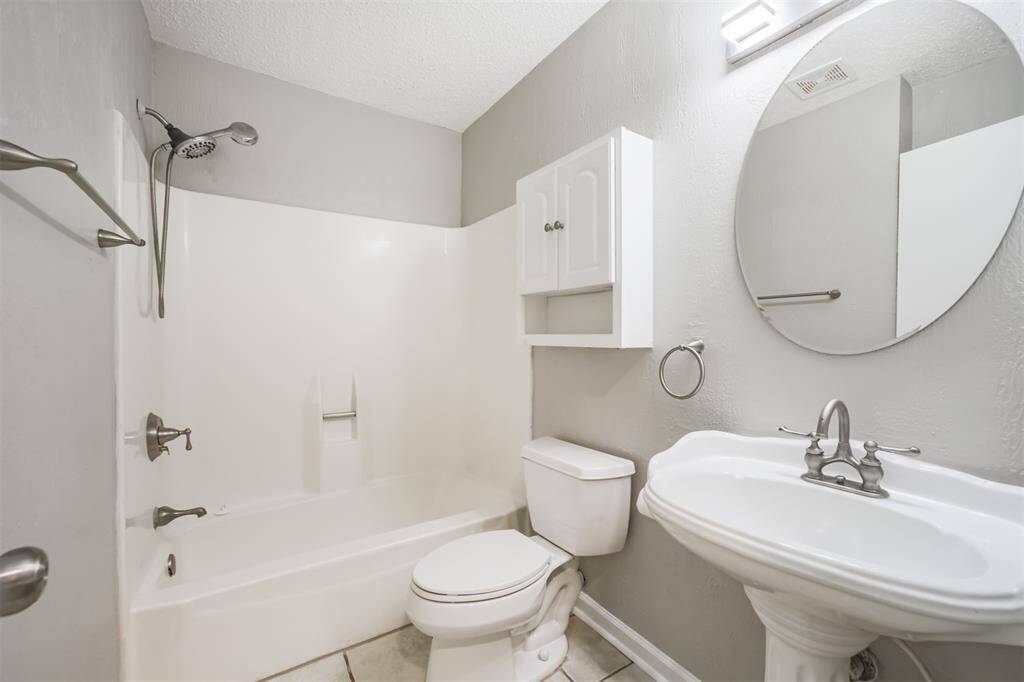 Hall bath is sparkling clean!