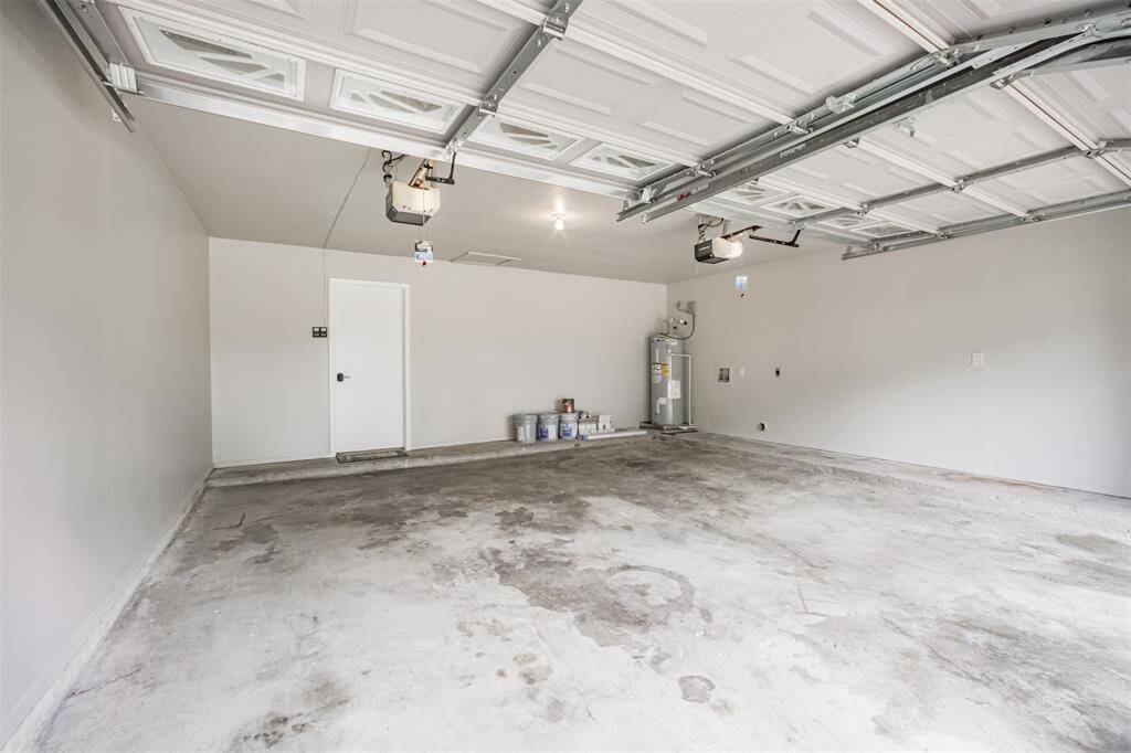 And, even the garage was painted and a new hot water heater just installed!