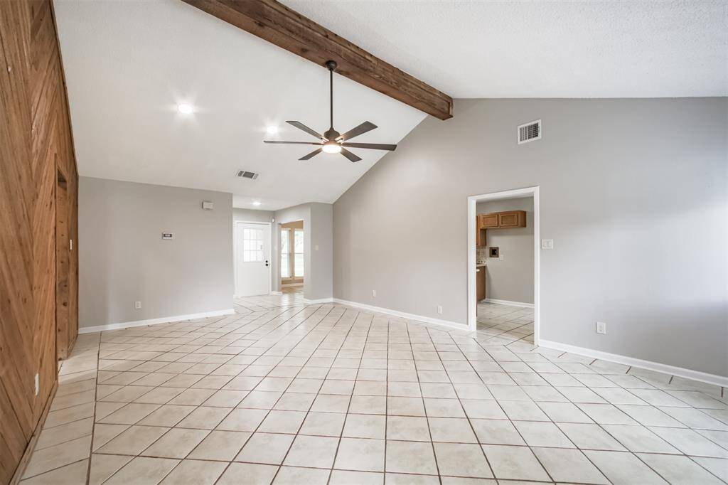 Main living area is SPACIOUS!!! So many ways to configure this space. Big TEXAS sized furniture - no problem!