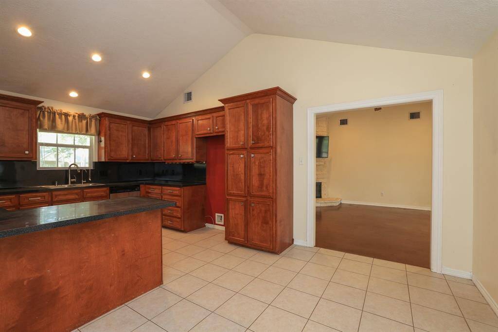 The utility room where your washer and dryer will go.