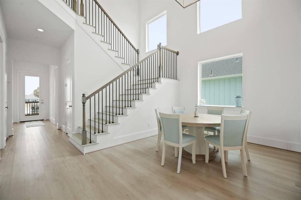 Dining space with a picture-perfect window