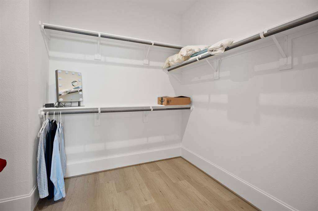 Massive walk-in closet
