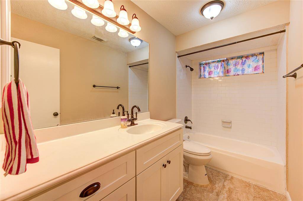 Updated hall bathroom!