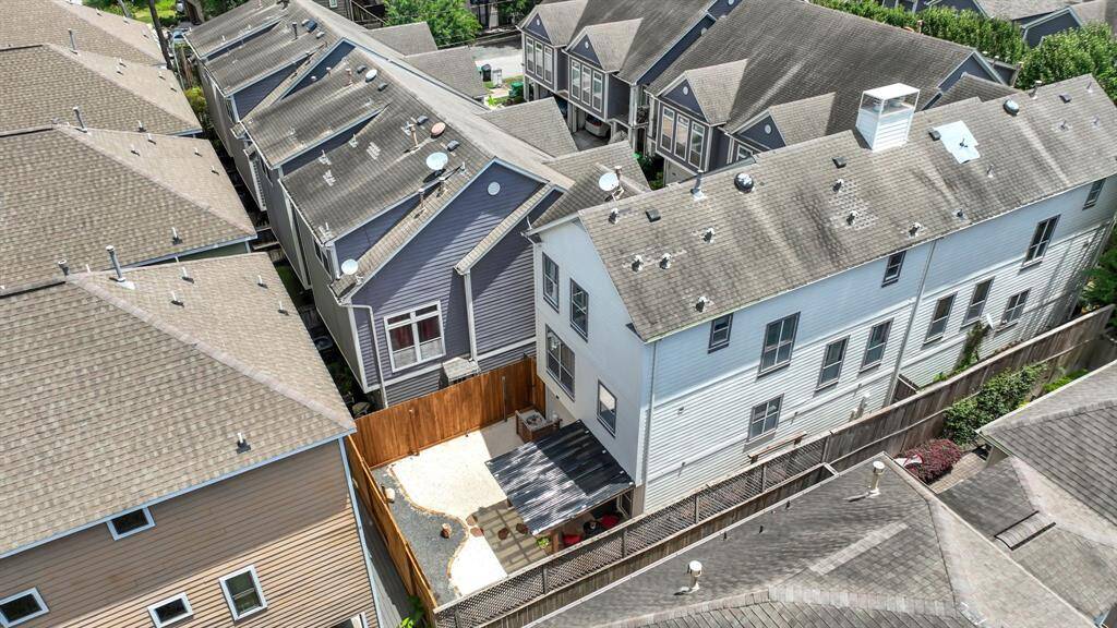 This townhome offers the biggest backyard in the neighborhood—an uncommon luxury