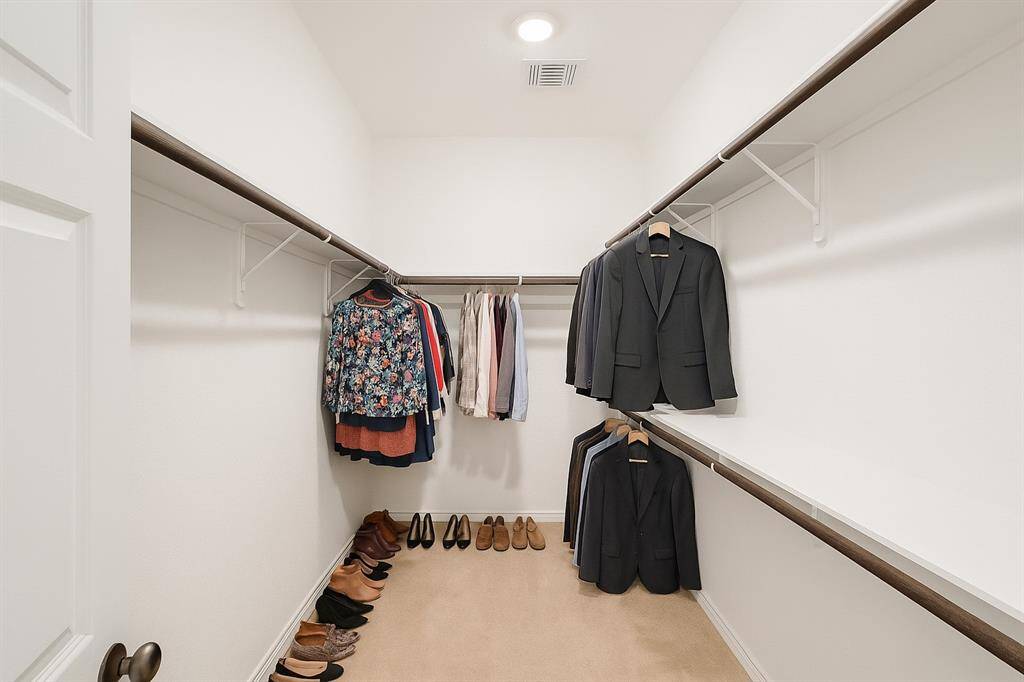 His & Hers Closets – No more storage battles!