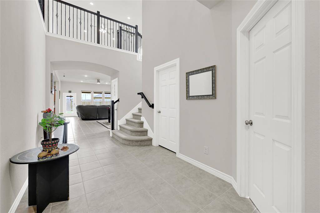Thoughtfully Designed First Floor – Overlooks the dining, kitchen, and family areas for an inviting atmosphere
