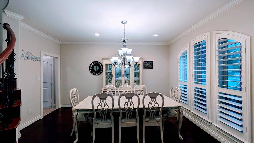 View of dining area