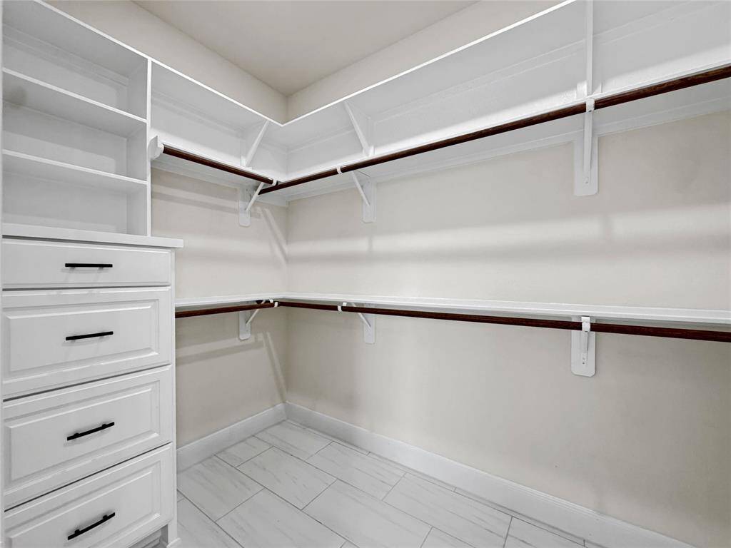 Similar Closet in a Home Built by TX Best Home Builders