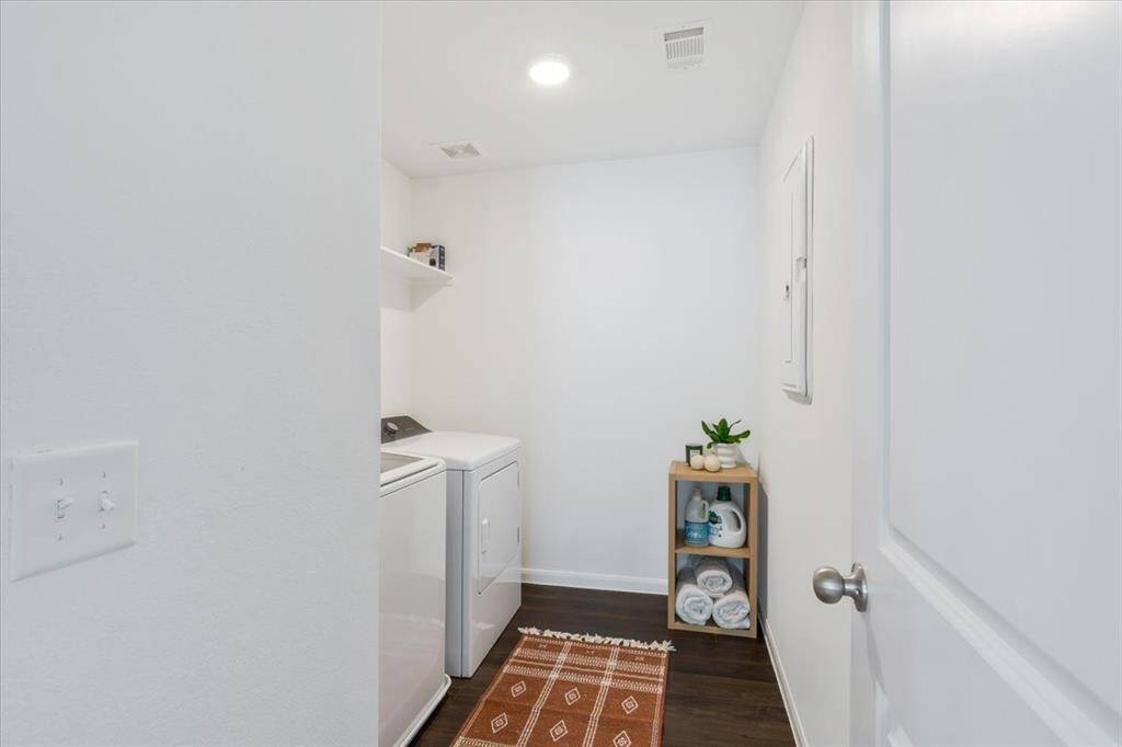 Utility room is located upstairs for easy access!