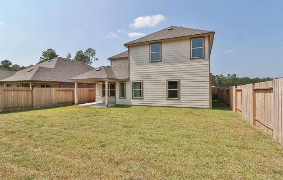 rear of home