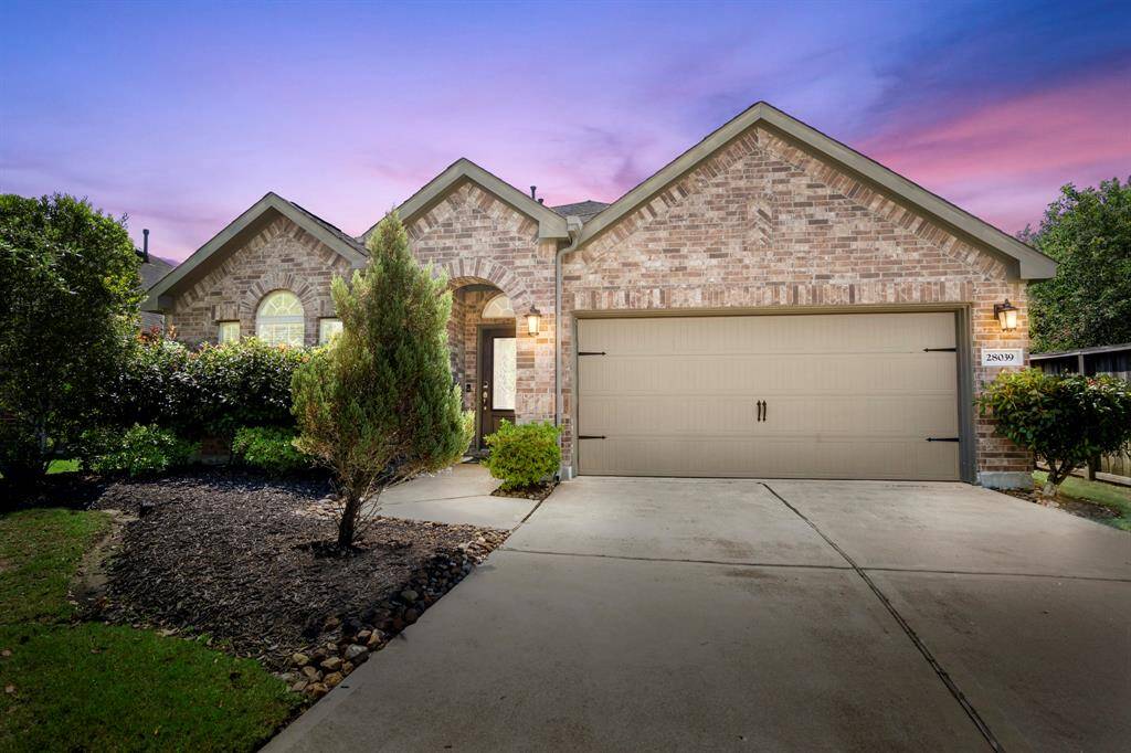 Beautiful one-story brick home in Fulshear, TX!  You will love living on this corner lot in the master planned community!