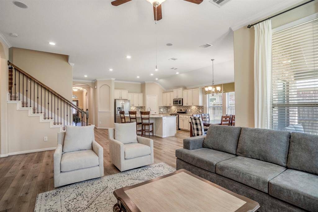 Large, open living space perfect for entertaining.