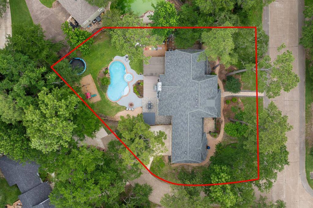 Nestled among the trees....