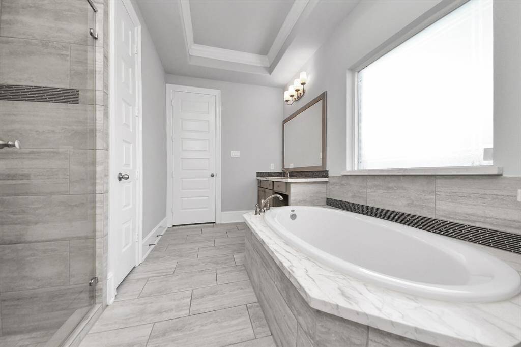large soaking tub