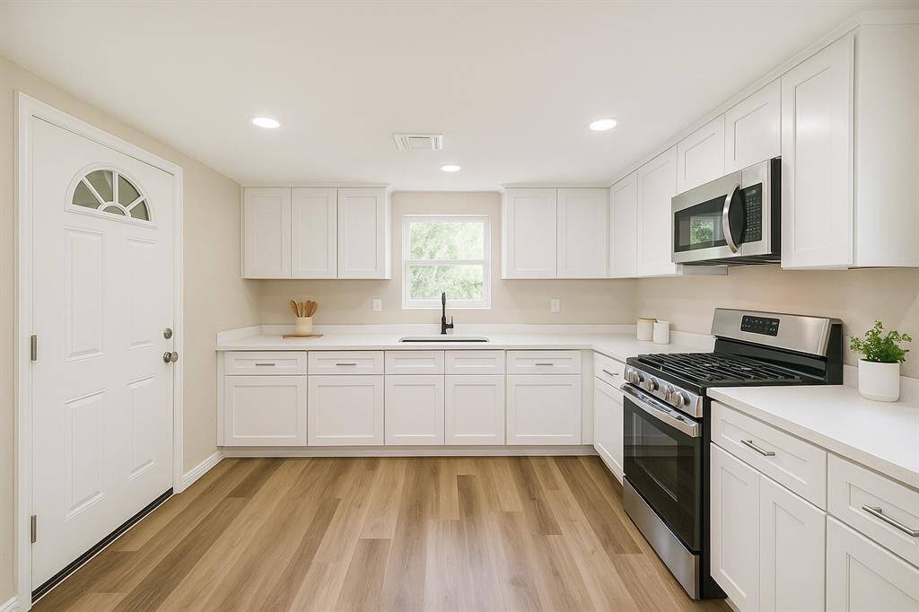 Virtually staged Kitchen