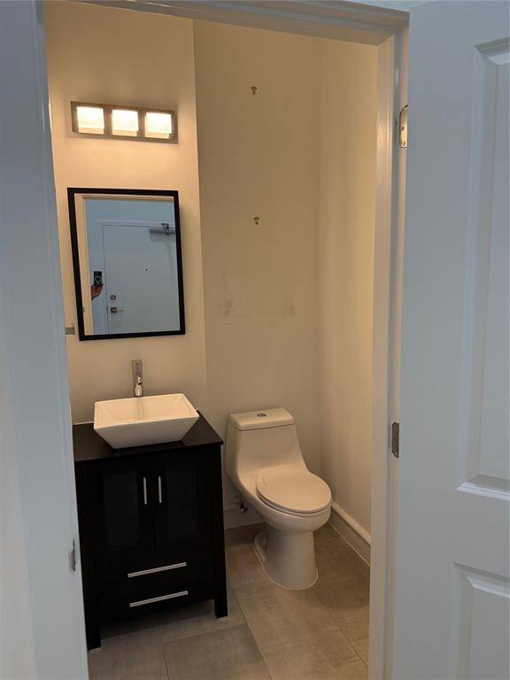 half bath off the entry