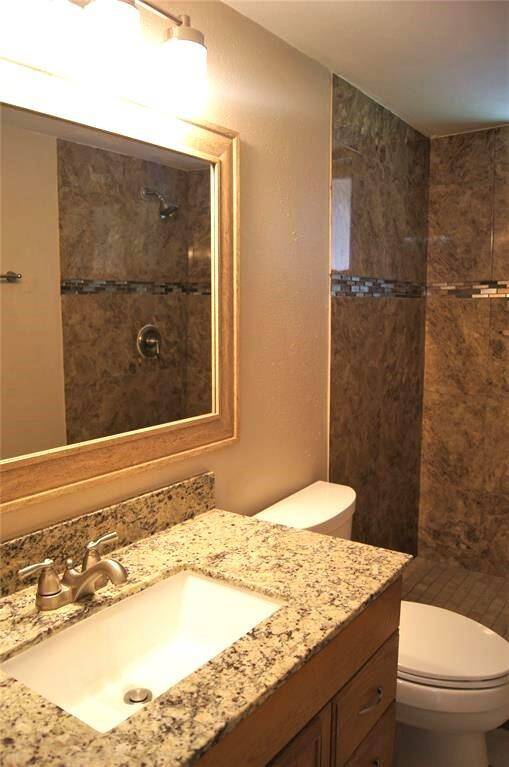 FULL BATHROOM SINK WITH GRANITE COUNTER TOP