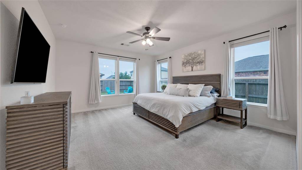 Opposite view of the primary bedroom.