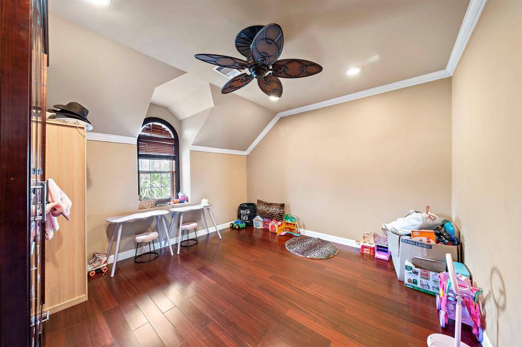 Another upstairs bedroom that is currently used as a playroom.