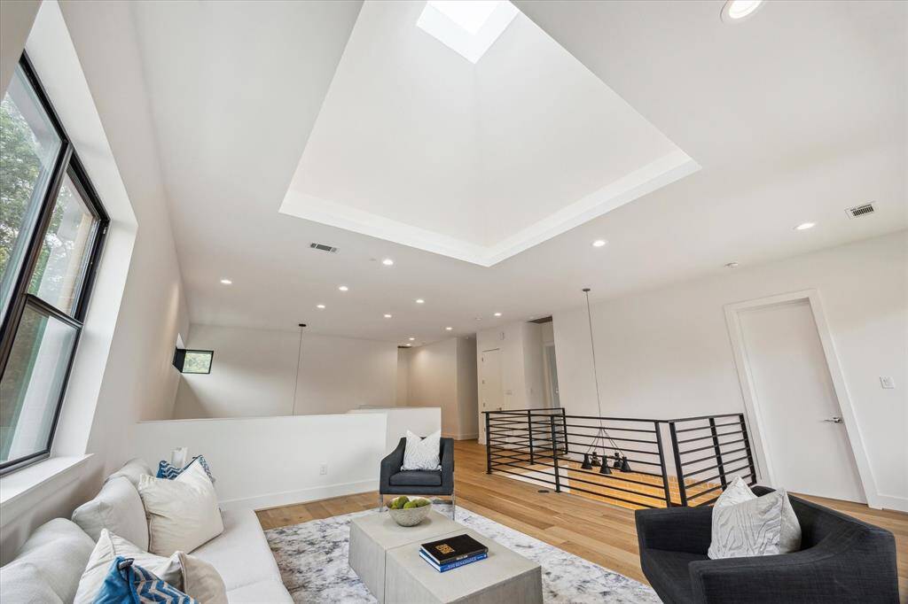 Skylight activates the entire house with light and showcase views inside and out.