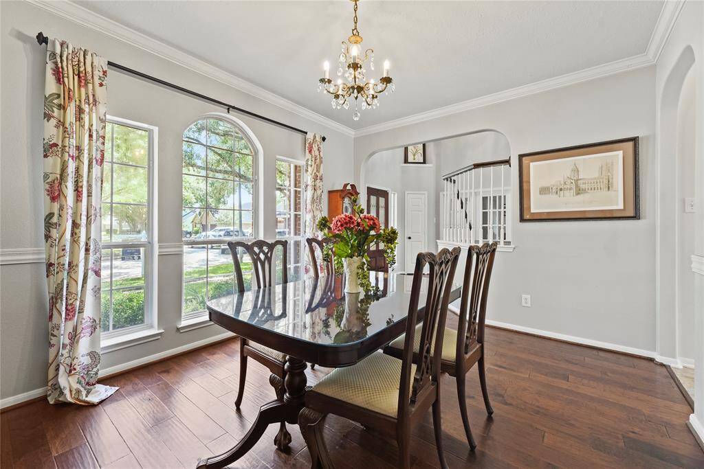 Celebrations of graduations, birthdays, and holidays are always welcomed occasions at the formal dining room table. Casual in design and formal in style, this space serves for memorable moments which are forever cherished.