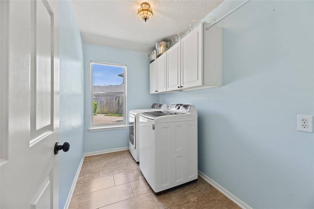 Laundry may be an ongoing chore, but in this home, it will be an easy and fun one!