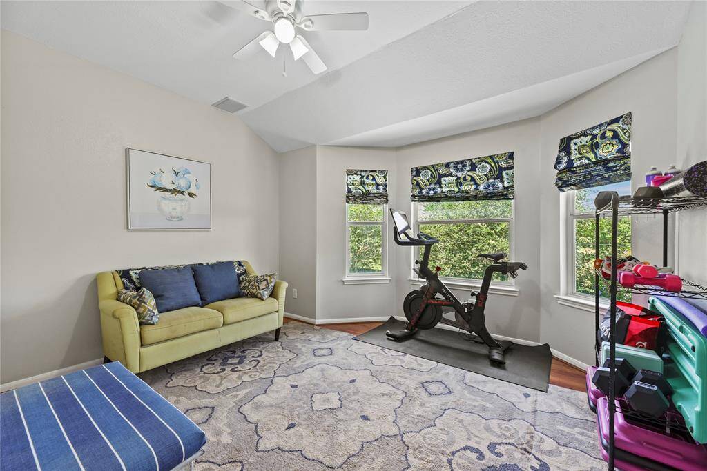 Soothing color schemes are good for the soul, and this home delivers magnificently! The kiddos and your guests will sleep with complete ease in these calming bedrooms.