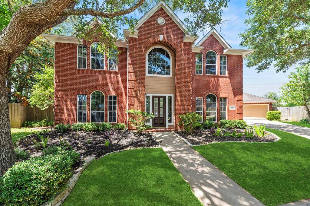 Beautifully landscaped with a mature tree, the 4BR/2.5BA, 2,784sqft home mesmerizes with a nearly, all-brick front exterior. Resting on a cul-de-sac, the property is private, and includes access through the back gate to walking trails and the elementary school.