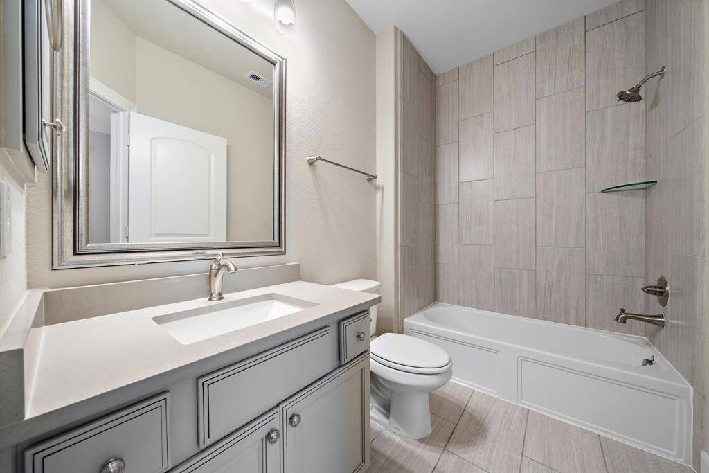 Full bathroom #3 on the 2nd floor is located inside of bedroom #4.